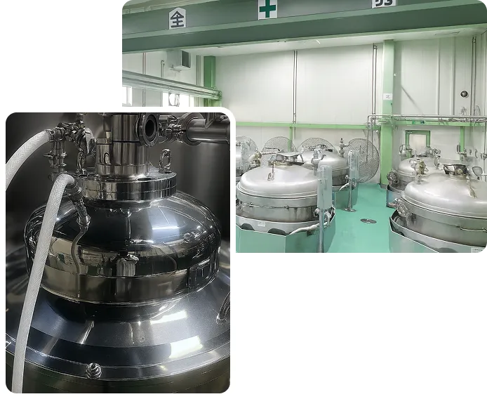 旨味を最大限に引き出す抽出技術 / 遠心力を用いてエキスとオイルに分離