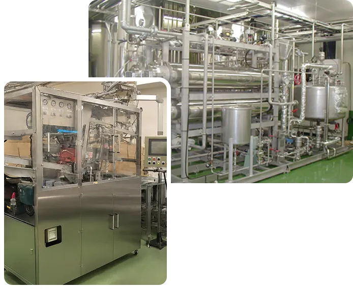 豊かな風味のロングライフ化と使いやすさを両立させた無菌充填 / UHT殺菌技術